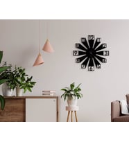 BK Gift Dekoratif 45cm Ahşap Duvar Saati-138