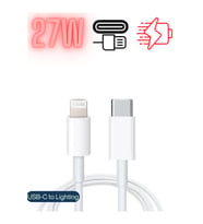 iPhone Şarj Data Kablosu Usb-C To Lightning 27W - iPhone 11-11 Pro / 12-12 Mini-12 Pro- 12 Pro Max Uyumlu - 1 Metre