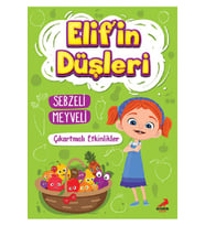 Sebzeli Meyveli-Çıkartmalı Etkinlikler-Elif'in Düşleri (Karışık)