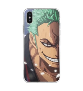 Iphone XSMAX Uyumlu One Piece Zoro Tasarımlı Şeffaf Telefon Kılıfı