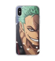 Iphone XSMAX Uyumlu One Piece Zoro Tasarımlı Şeffaf Telefon Kılıfı
