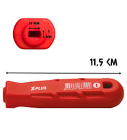 Cer-Pa Norm Plastik Eğe Sapı - Düz - 10" (Kırmızı)