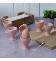 Keramika Mat Açık Pembe Juliet Yumurtalık 7 cm 6 Adet