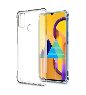 Ally Samsung Galaxy M30S Anti-Drop Darbe Emici Silikon Kılıf-(5775) - SSSSSS6375-3498