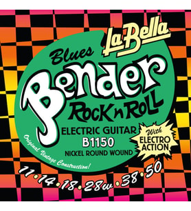 La Bella B1150 Elektro Gitar Teli (11-50)  Caz ve Blues İçin Kalın Takım