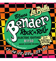 La Bella B1150 Elektro Gitar Teli (11-50)  Caz ve Blues İçin Kalın Takım