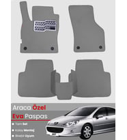 PEUGEOT 407 SEDAN (2004-2010) Uyumlu EVA Paspas Tam Set–Araca Özel,Oto Paspas,Kolay Montaj