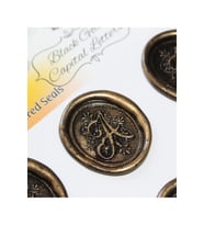 Mühürcüm Baş Harf 12 Adet 3D Hazır Kendinden Yapışkanlı Sticker Mühür RM2112