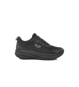 WALK Beyaz Fileli Hafif Unisex Spor Ayakkabı WL332952 G (Siyah)