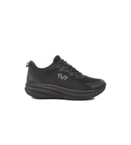 WALK Beyaz Fileli Hafif Unisex Spor Ayakkabı WL332952 G (Siyah)