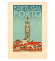 Seyahat Posterleri - Porto Portekiz Tablo Ahşap Poster Dekoratif