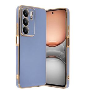 Realme C75 4g Kılıf Volet Silikon - Mavi