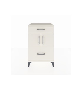 Hyperion Komodin Tek Raflı 2 Çekmeceli 2 Kapaklı 60x44x96 Aytaşı-Aytaşı