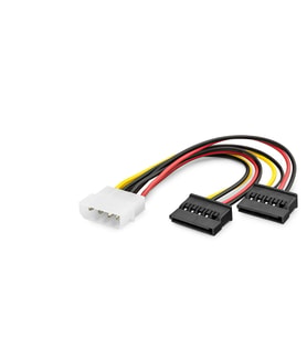 Sata Power Y Kablosu 2 In 1 16 Cm - Siyah HDX5525