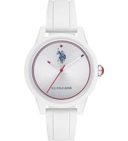U.S. Polo Assn. USPA2007-01 Beyaz Silikon Kadın Kol Saati