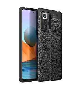 Xiaomi Redmi Note 10 Pro Kılıf Pu-Deri Leather Pu Serisi Esnek Soft Ultra Protection (Siyah)
