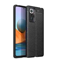 Xiaomi Redmi Note 10 Pro Kılıf Pu-Deri Leather Pu Serisi Esnek Soft Ultra Protection (Siyah)