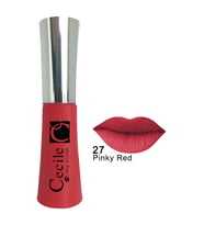 Cecile Kalıcı Mat Ruj  Long Kisses Lipgloss 27 (Kırmızı-Pembe)