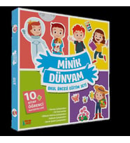 MİNİK DÜNYAM OKUL ÖNCESİ EĞİTİM SETİ 36- 48 AY (10 KİTAP ) - MİNİK ADA 
