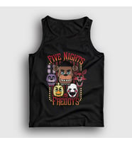 Presmono Unisex Siyah Faces Fnaf Five Nights At Freddy's Atlet 469297tt