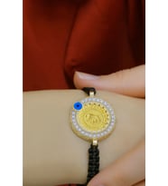 Ipli Çerçeveli 8 Ayar Çeyrekli Bileklik 0.50 Gr.