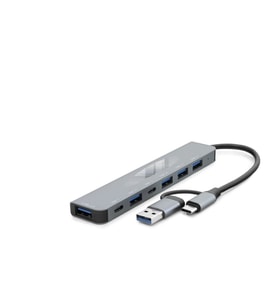 Usb Type-C 3.0 Hub 7 Port Gri HDX7827