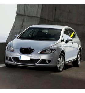 Seat Leon 2 2006-2009 Sol Dış Dikiz Ayna Camı Isıtmalı 1P1857521