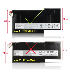 MSI GF63 Thin 9SCX(MS-16R4) Notebook Batarya Laptop Pil