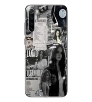 Redmi Note 8 Uyumlu Lana Del Rey Desenli Şeffaf Telefon Kılıfı