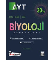 KAFA DENGİ YAYINLARI AYT Biyoloji Branş Denemesi(30'lu) (Tümü Video Çözümlü)