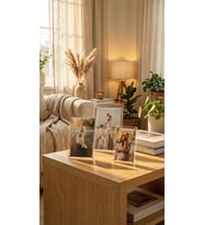 Şeffaf Pleksi Çerçeve 4’lü Set fotoğraflı