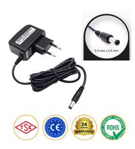 Ac Adaptör 6V 600mA 3.6W  RPA-AC081 (Siyah)