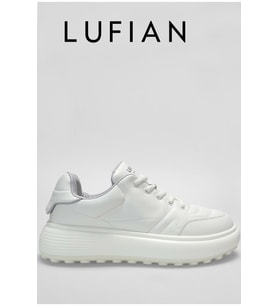 Lufian 111230258 Rıken Sneaker Erkek Deri Ayakkabı (Beyaz)