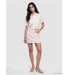 LCW Vision Pembe Regular Fit Mini Jean Etek