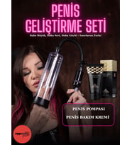 Penis Geliştirme Seti  Vakumlu Penis Pompası ve Titan Jel Gold Penis Bakım Kremi  Daha Büyük, Daha Sert, Daha Güçlü  Erkeklere Özel Cinsel Sağlık ve Performans Arttırıcı Set