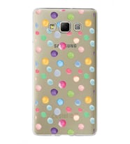 PrintiFy Samsung Galaxy A7 ile Uyumlu 1mm Slim Fit Water Color 6 Baskılı Şeffaf  Kılıf