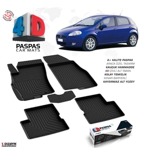 Fiat Grande Punto 4D Havuzlu Paspas 2006-2018 A+Kalite