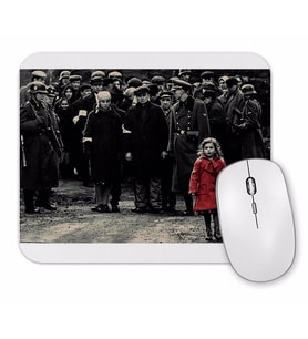 Schindler's List Kırmızı Paltolu Kız Mouse Pad.jpg