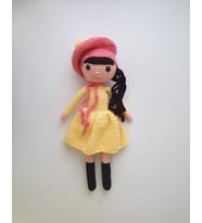 Limon Sarısı Güz Bebek Amigurumi Organik Oyuncak