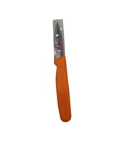 Sivri Ağız Basic Sebze Meyve Bıçağı 8cm metal bıçak, 18cm komple ölçü , 1 adet Turuncu