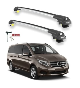 Turtle Mercedes-Benz V-Class (W447) 2015-2025 Ara Atkı Air1 Gri