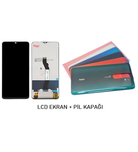 Xiaomi Redmi NOTE 8 Pro LCD Ekran + Arka Kapak BEYAZ