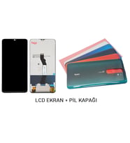 Xiaomi Redmi NOTE 8 Pro LCD Ekran + Arka Kapak BEYAZ