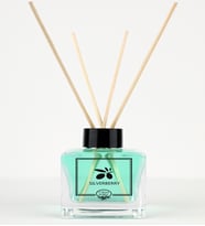 xCEMx Parfüm İĞDEÇİÇEĞİ 120 ml Bambu Çubuklu Oda Kokusu (Yeşil)