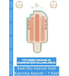 #KediTarama Kedi Otu Hazneli Duvar Tipi Masaj Fırçası Tüy Temizleme Kendi Kendine Kaşınma Tarama Apa