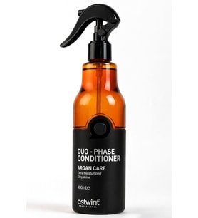 Ostwint Argan Çift Fazlı Fön Suyu Nemlendirici, Isı ve Renk Koruyucu Parlaklık Veren Saç Bakım Spreyi 400ml