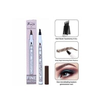 Rose Microblading Etkili Kalıcı Kaş Kalemi Ucu Tırtıklı Kahverengi