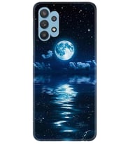 Kılıfland Samsung Galaxy A52 Kılıf Silikon Resimli Kapak Night Moon Stok 1133