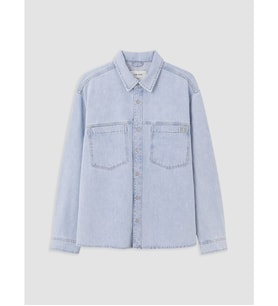 LCW Jeans İndigo Rahat Kalıp Erkek Jean Gömlek
