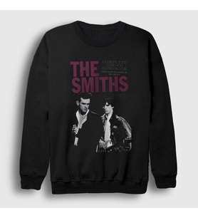 Presmono Unisex Siyah Poster Müzik The Smiths Sweatshirt 524240tt